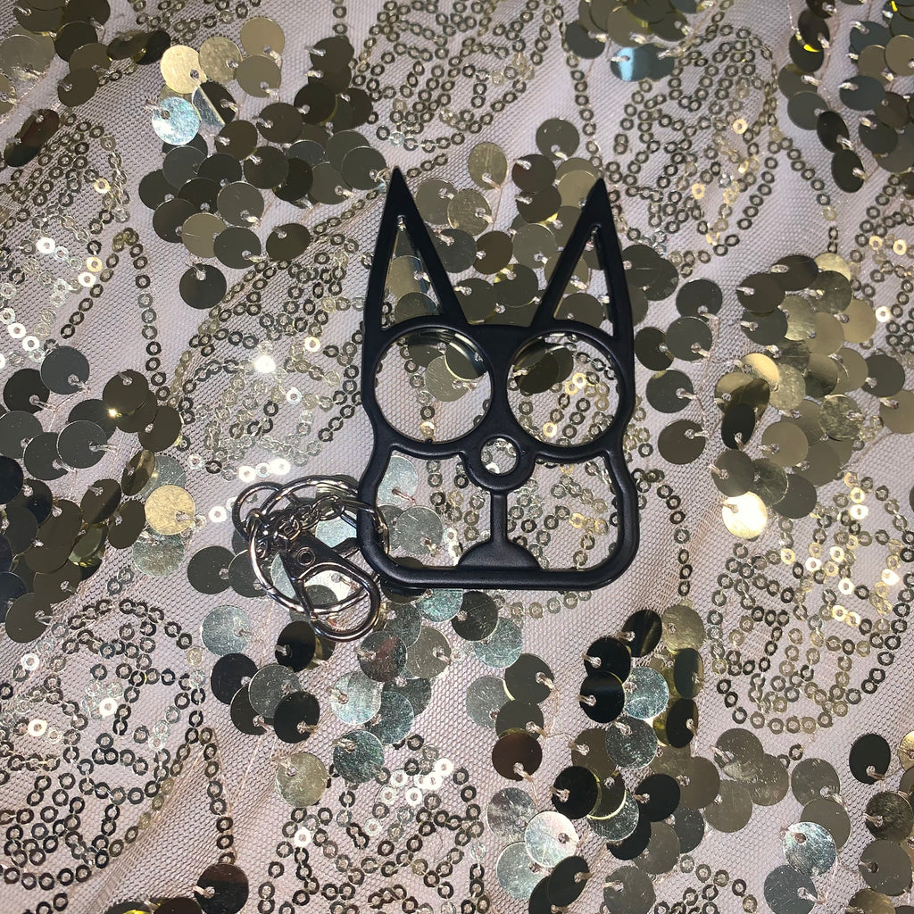 Basic Geometric Zinc Alloy Knuckles Keychain Emergency Window Breaker Self-defense Supplies