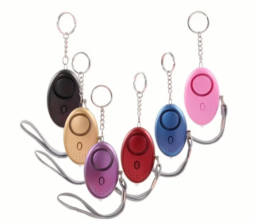 Fashion Color Block Oval Abs Alloy Burglar Alarm 1 Piece