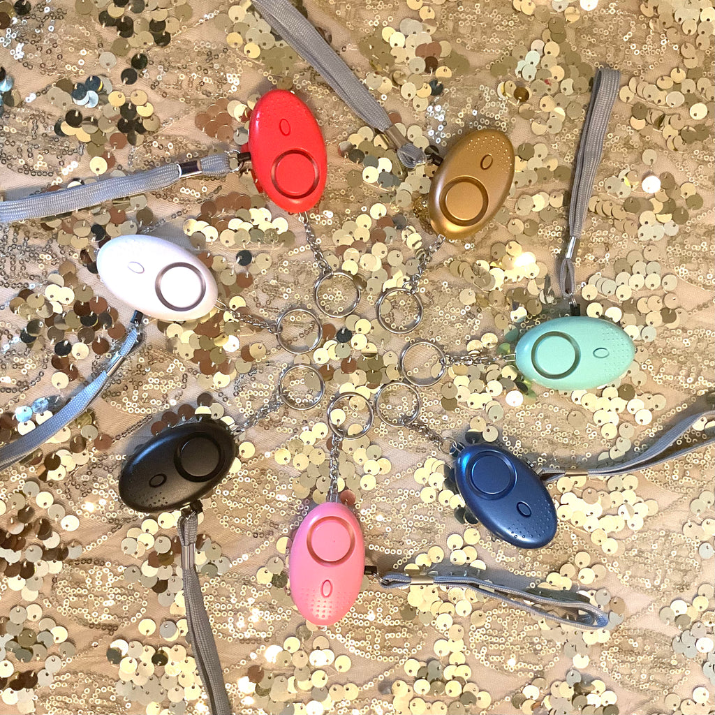 Fashion Color Block Oval Abs Alloy Burglar Alarm 1 Piece